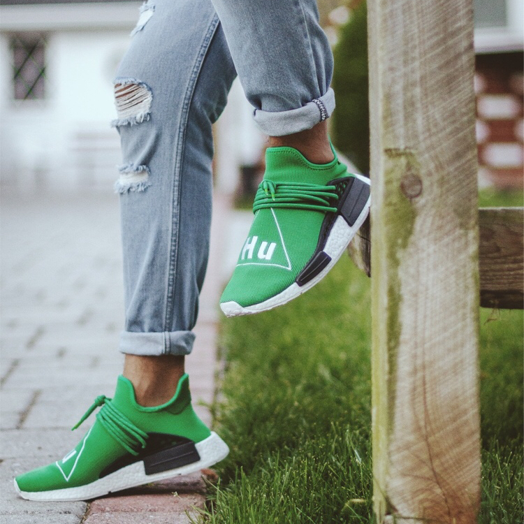 adidas nmd human race green