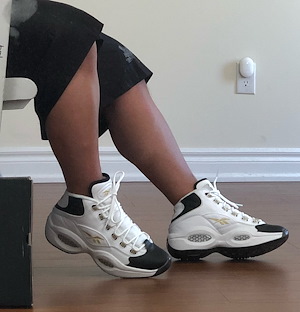 Reebok Question Mid Respect My Shine 