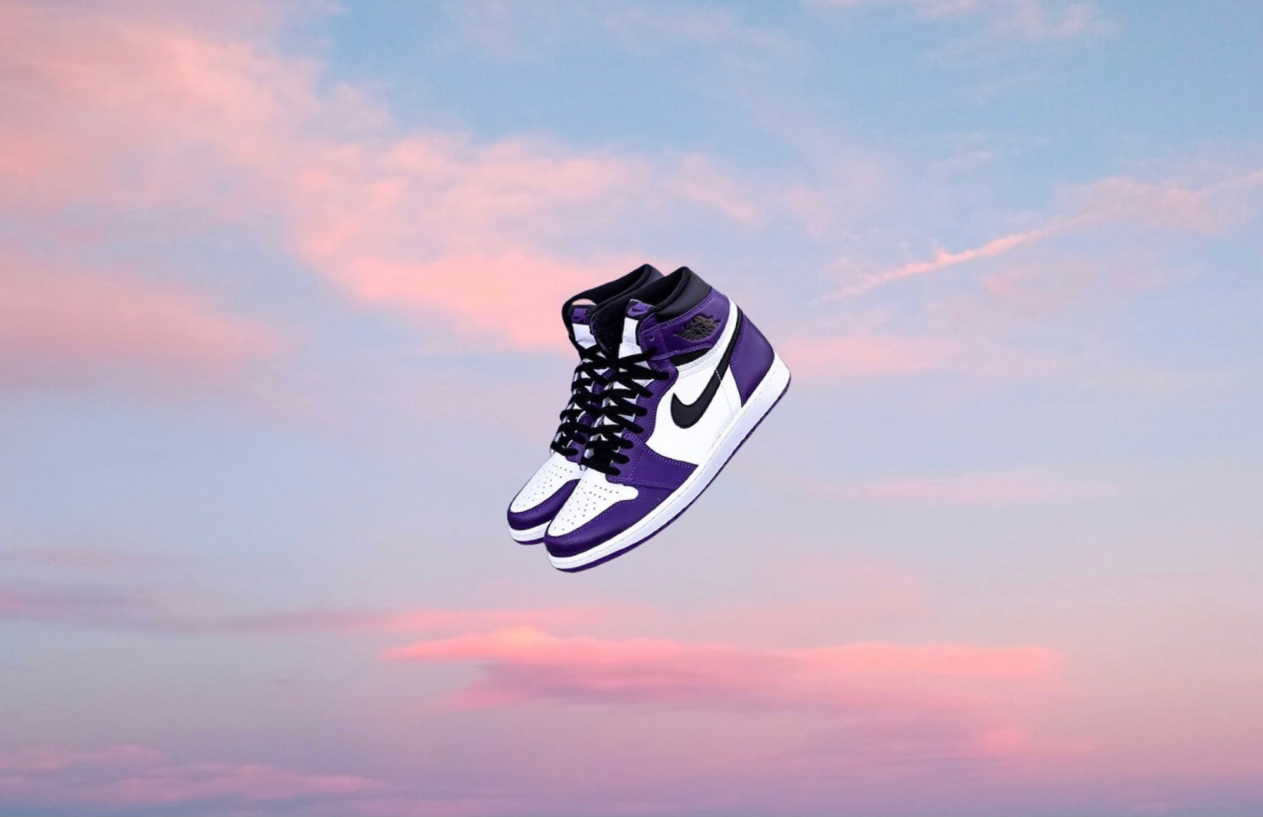 Air Jordan 1 High OG White Court Purple