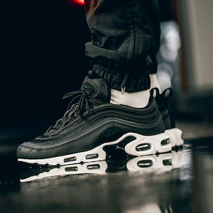 nike air uptempo black and green