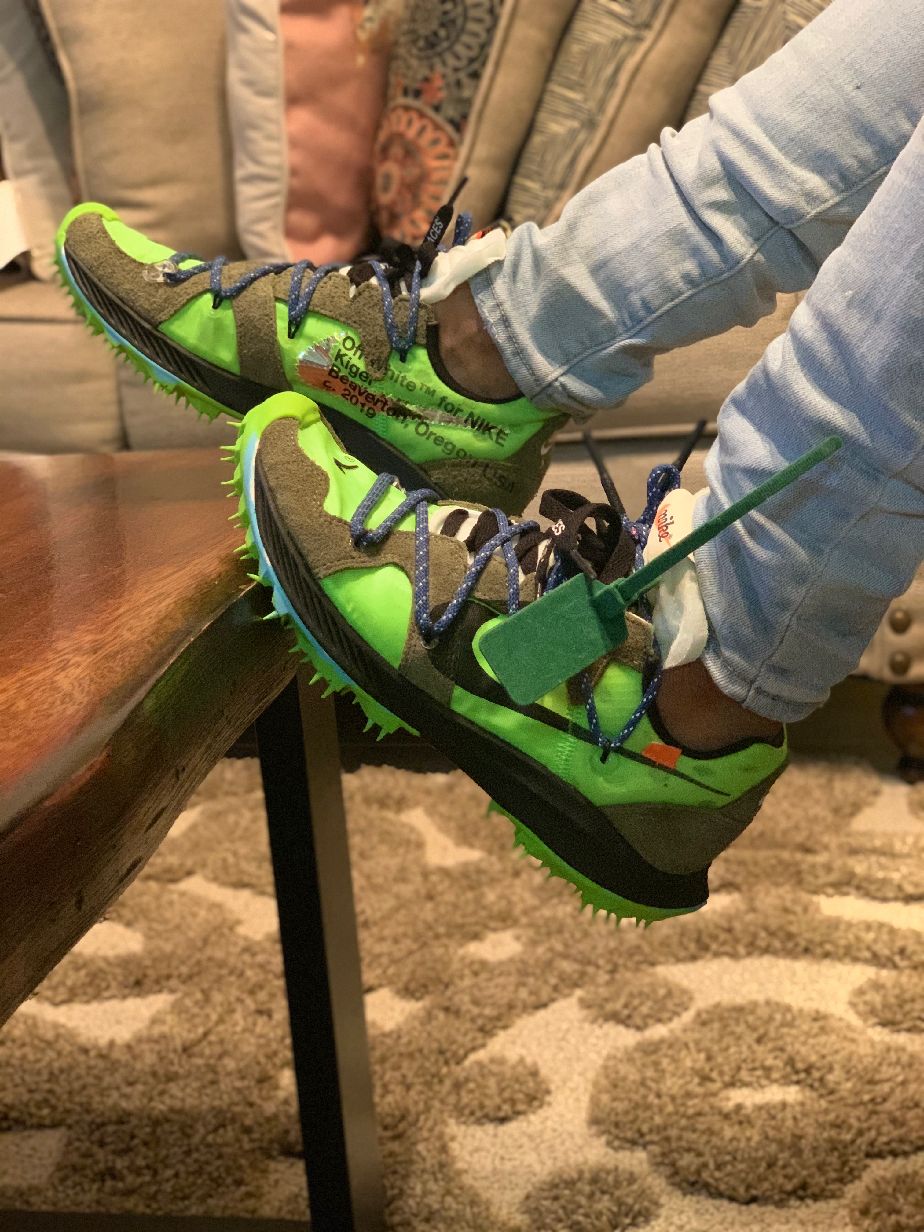 Off-White x Nike WMNS Zoom Terra Kiger 5 Electric Green