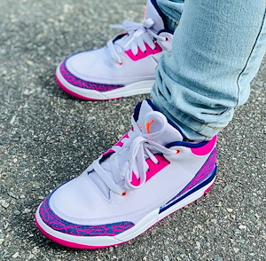 Air Jordan 3 GS Barely Grape 441140-500 - KicksOnFire.com