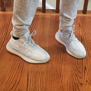 adidas Yeezy Boost 350 V2 Cloud White Non Reflective FW3043 ...