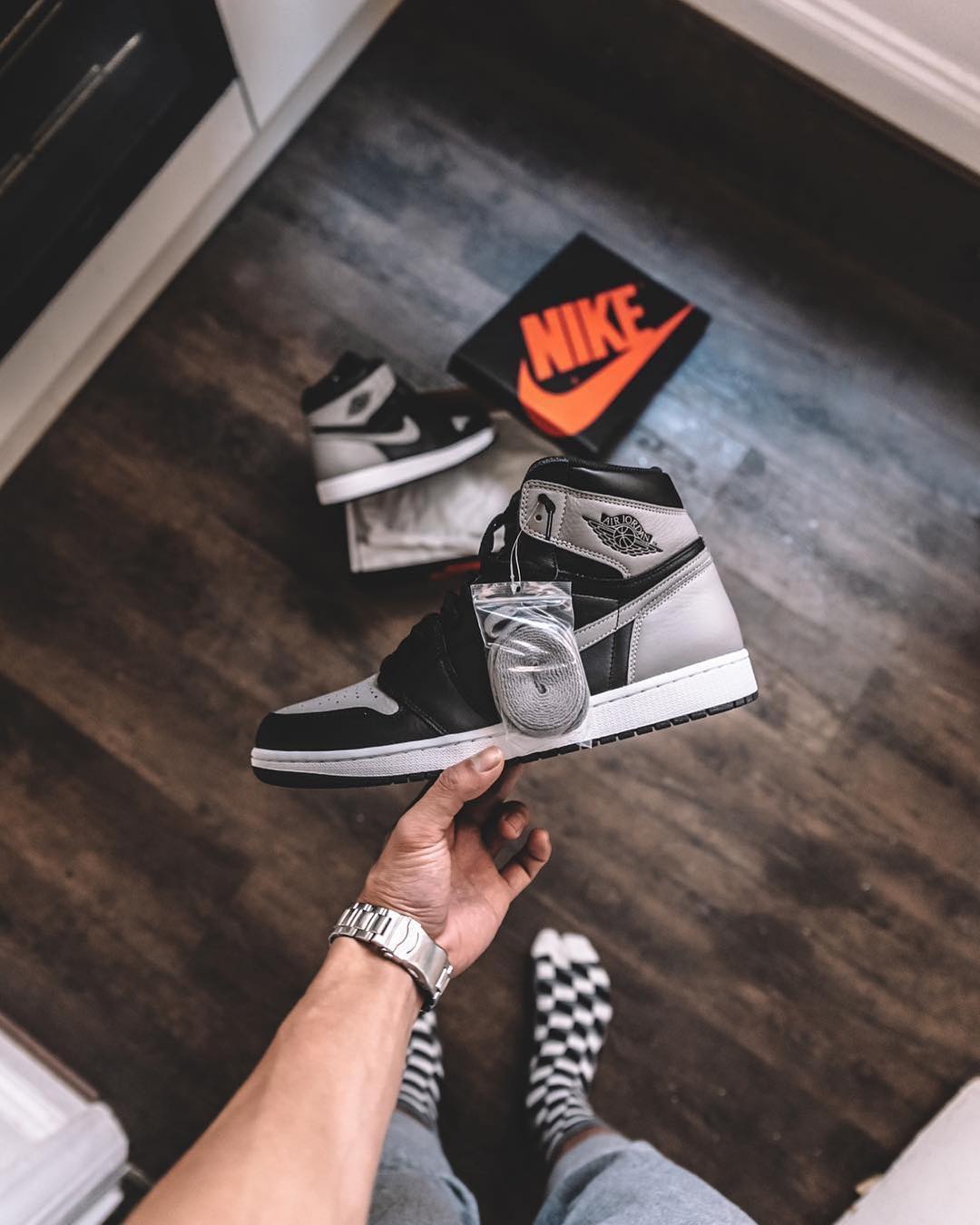 mens air jordan 1 retro high og shadow
