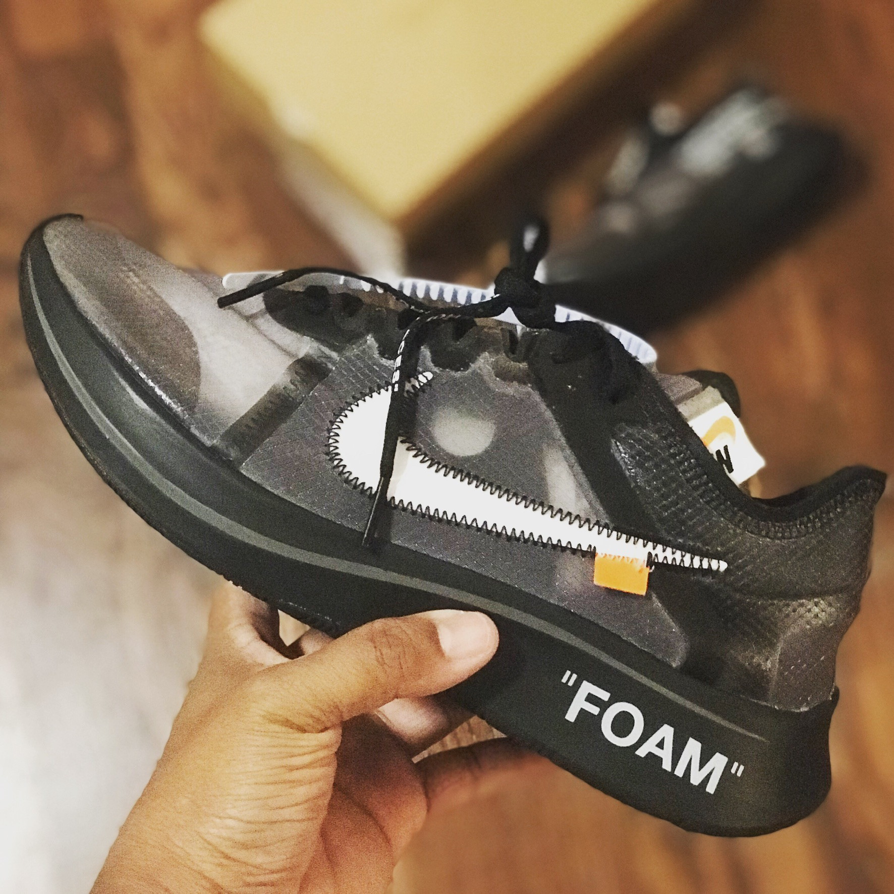 OFF-WHITE x Nike Zoom Fly SP Black